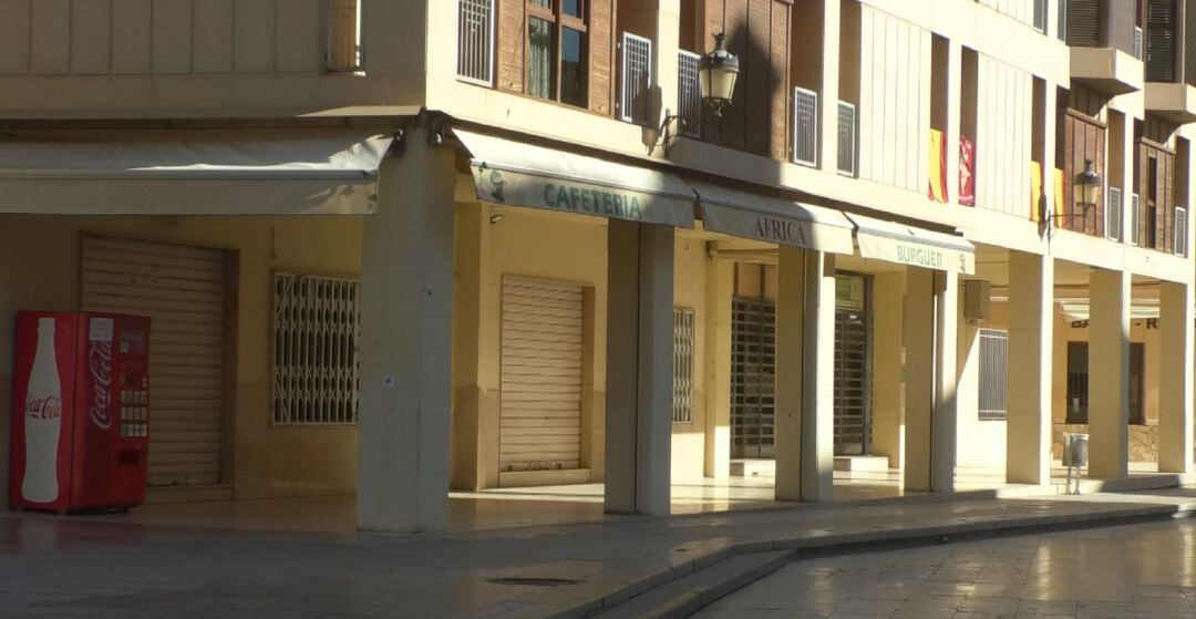 Cafeterías cerradas