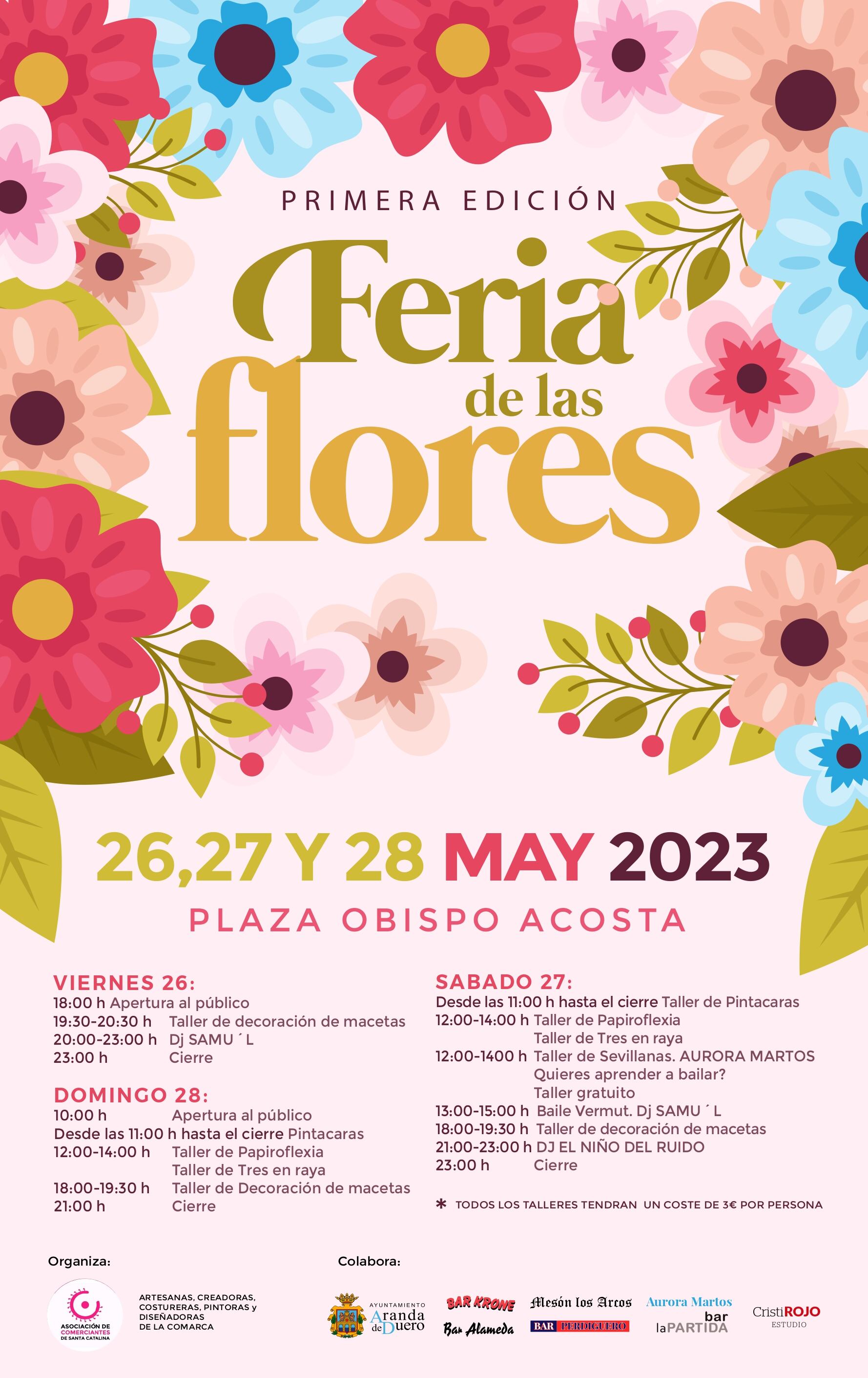 Cartel que anuncia la feria