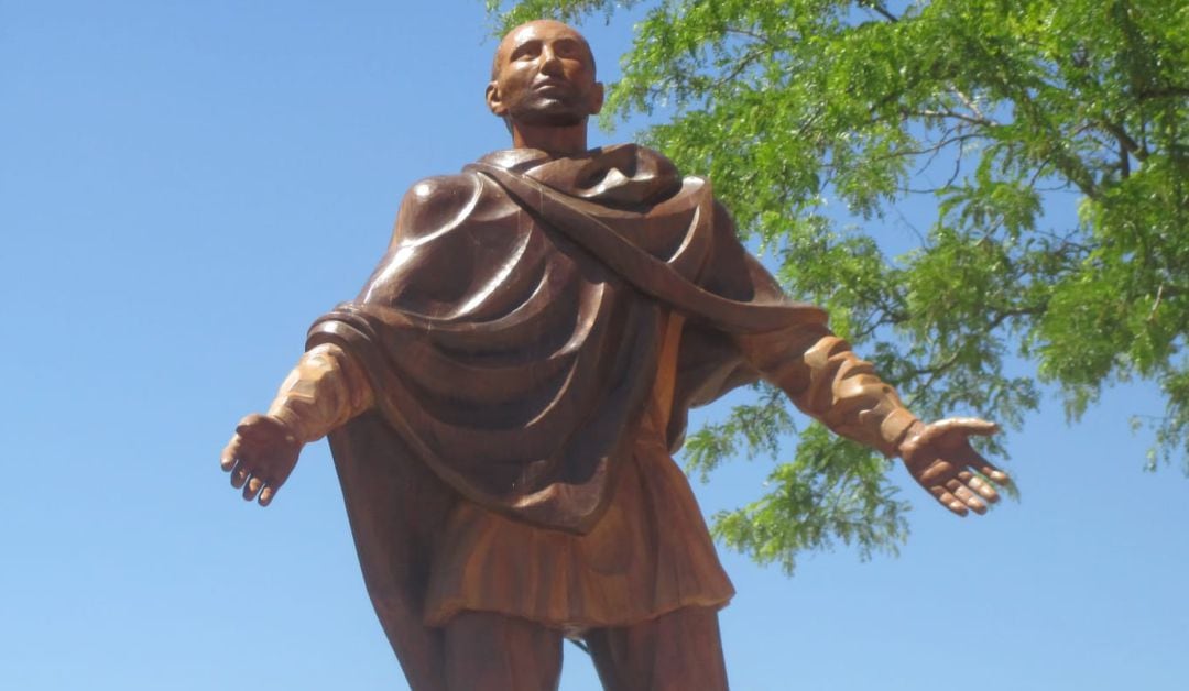 Imagen de San Isidro que se venera este sábado en la ermita de Alarcos de la capital, sin celebraciones por la pandemia