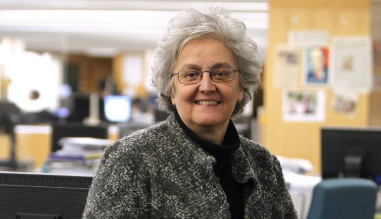 Soledad Gallego Díaz en la redacción de El País