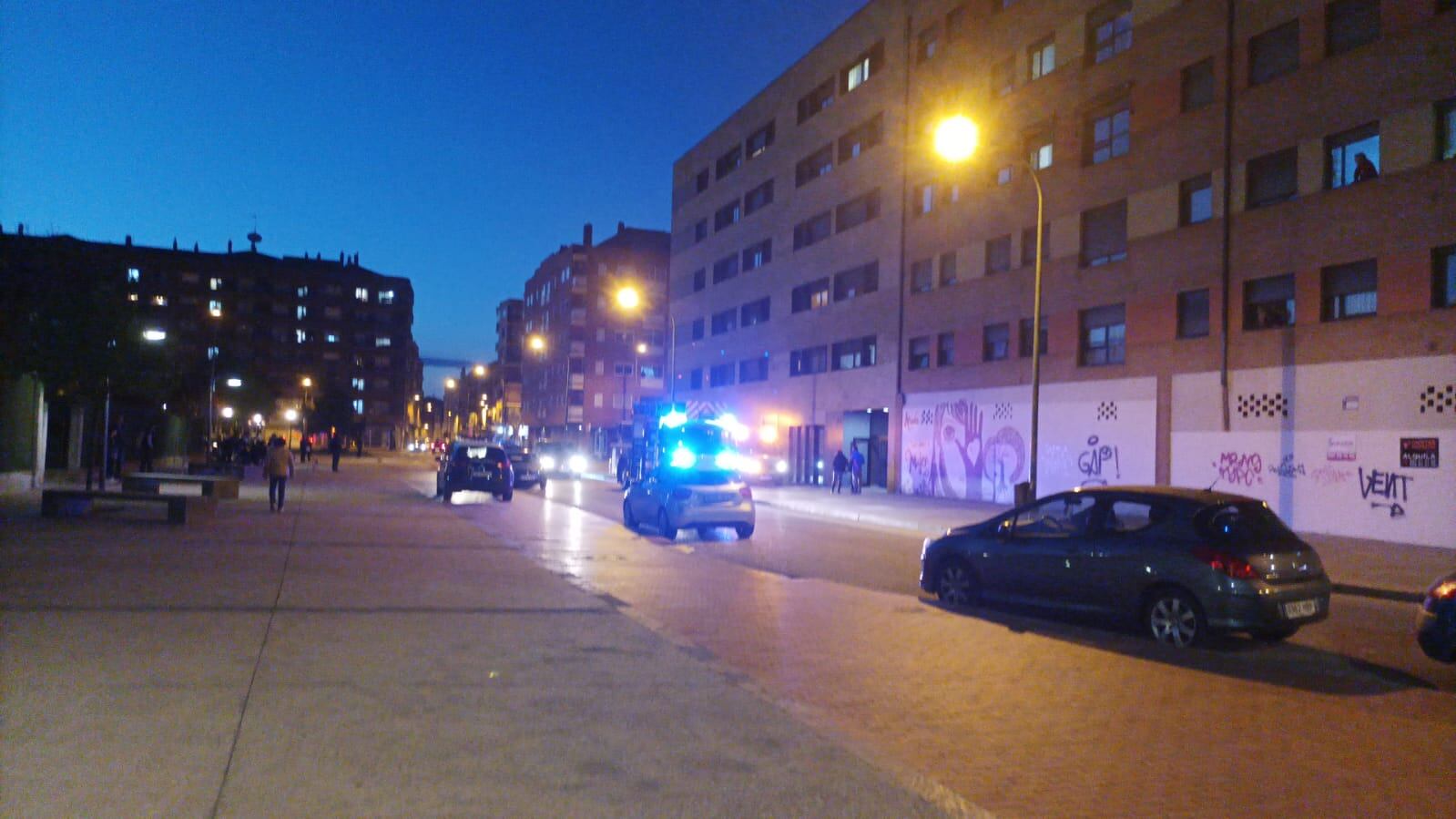 El incendio se ha producido en un edificio de viviendas frente a Las Francesas