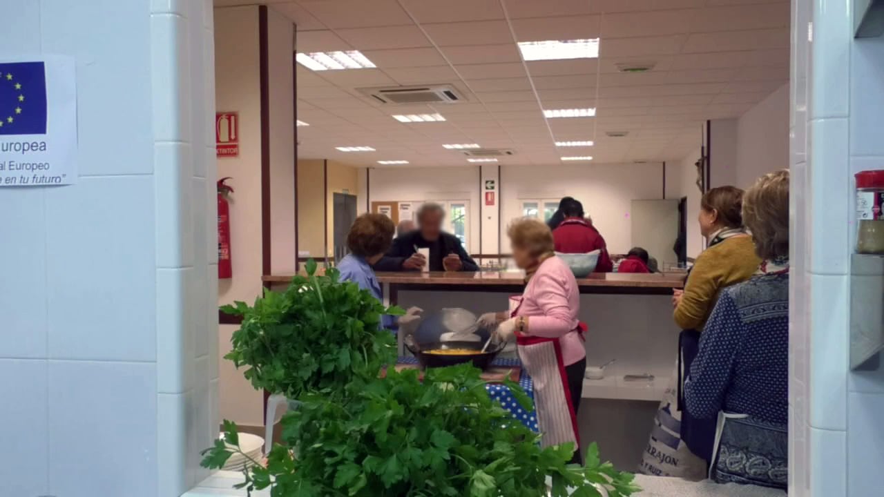 El comedor de Cáritas es uno de los recursos sociales más activos en Úbeda