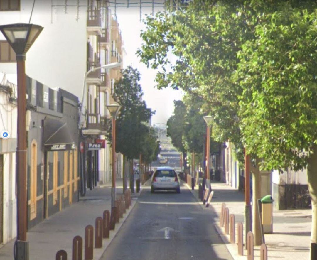 Calle Manolo Millares de Arrecife, en Lanzarote.