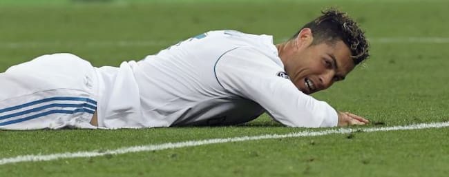 Cristiano Ronaldo, durante un partido con el Madrid