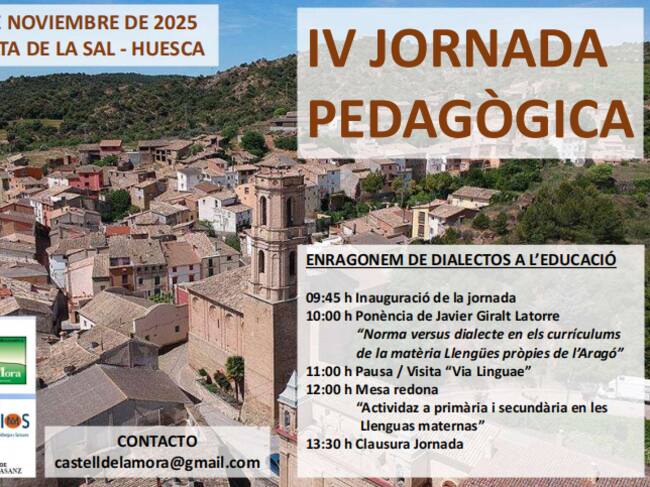Cartel Jornada Pedagógica Peralta de la Sal 2025.