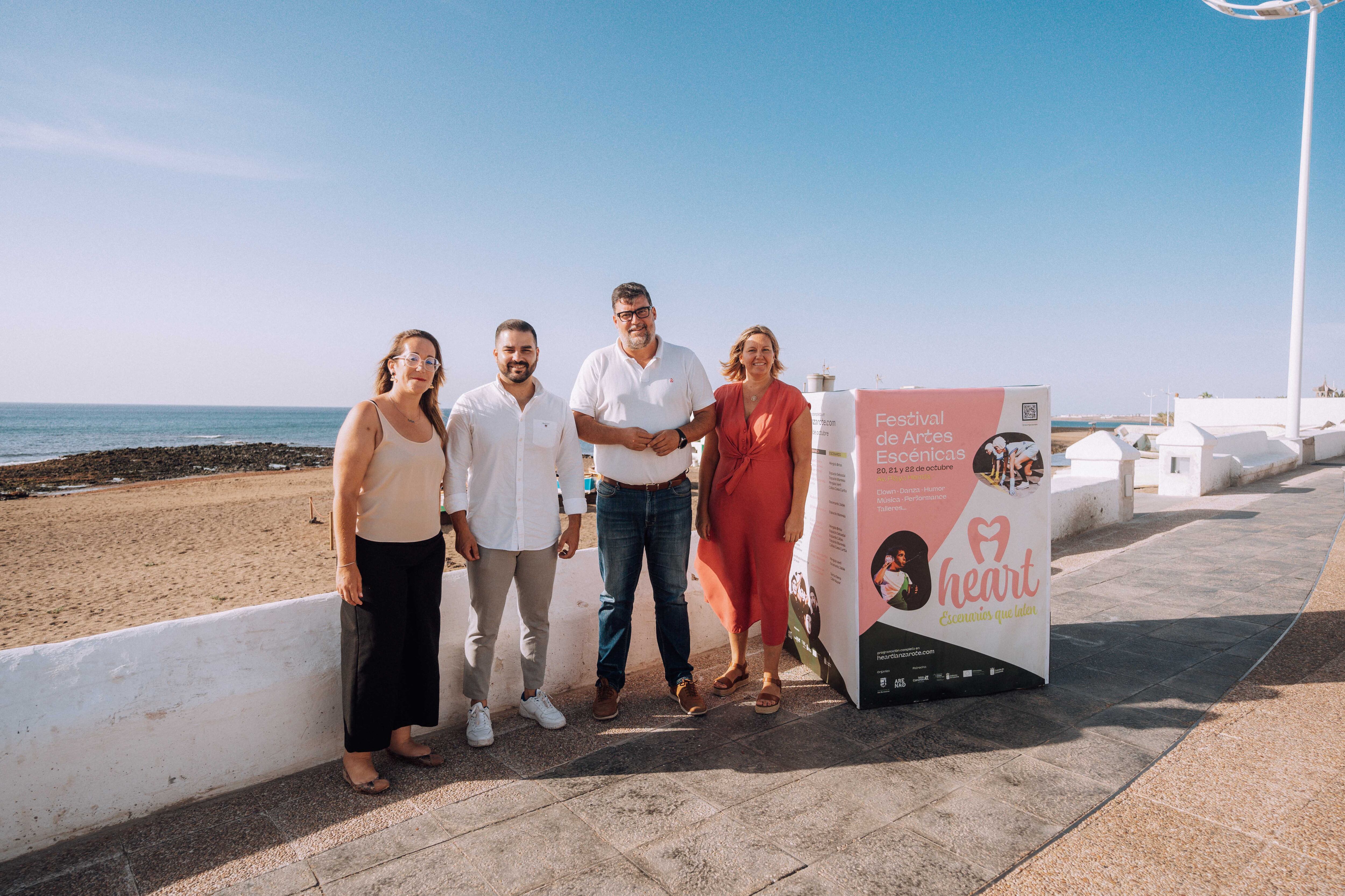 Presentación del festival &#039;Heart&#039; en Playa Honda.