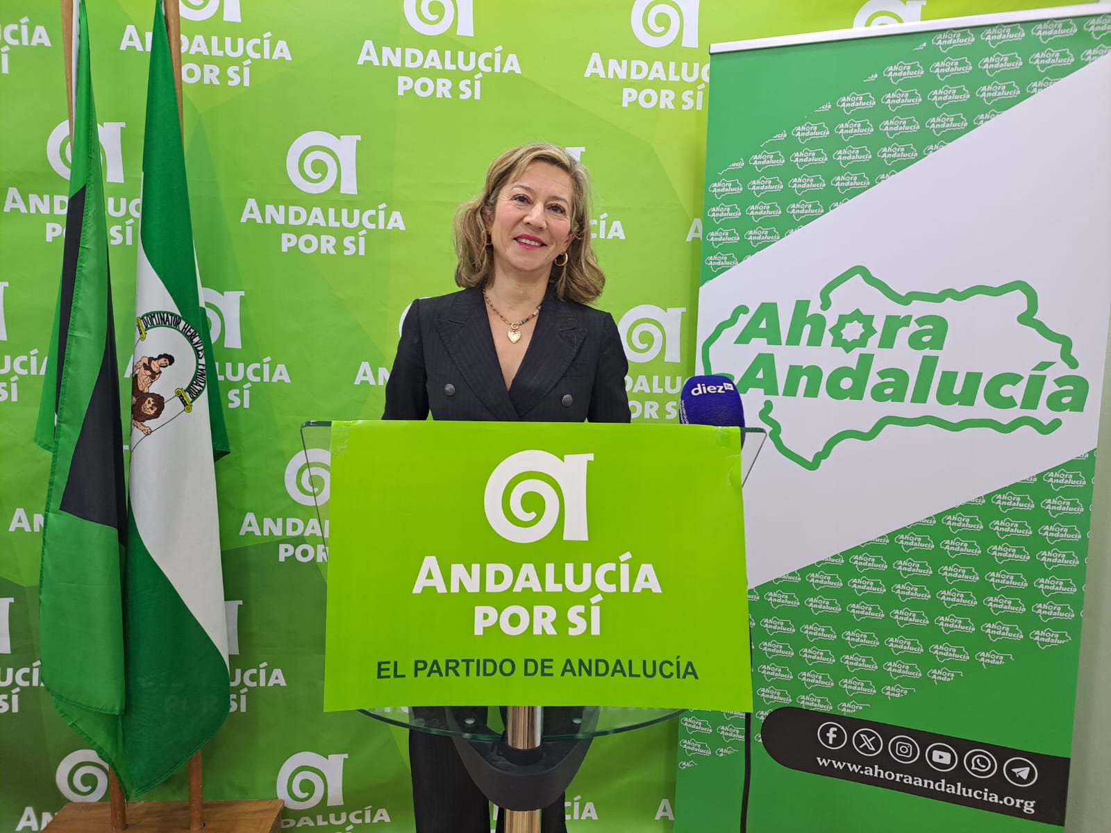 Encarna Camacho, portavoz del Grupo Municipal Andalucía Por Sí en el Ayuntamiento de Andújar.