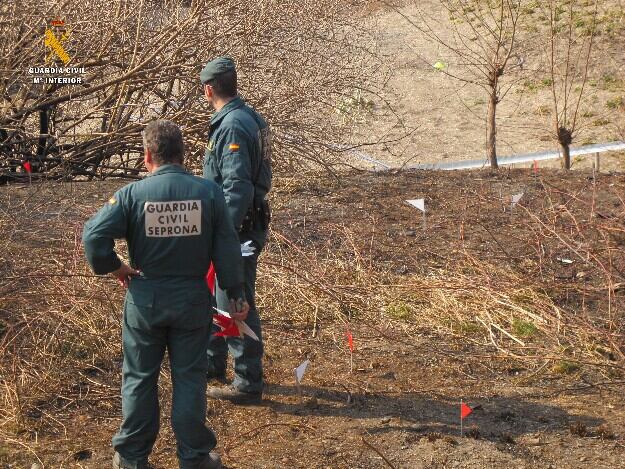 Agentes del SEPRONA de la Guardia Civil