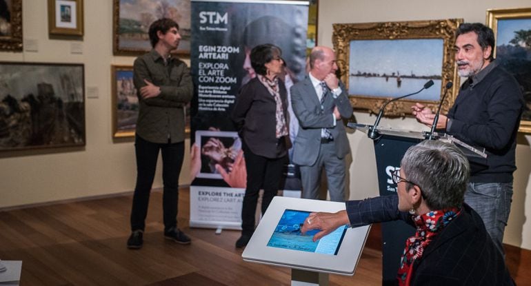 Presentación de la nueva aplicación del Museo San Telmo.