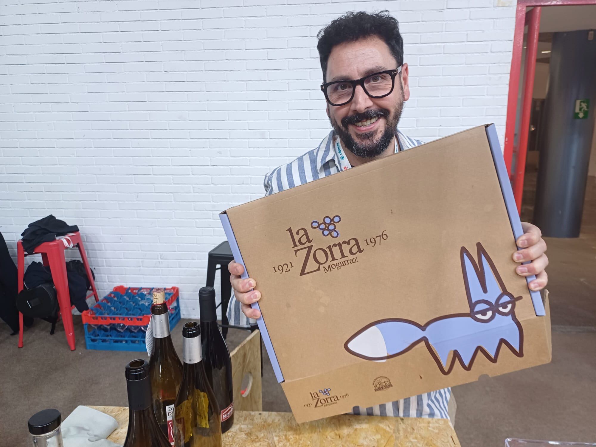 Agustín Maíllo (La Zorra), en la Barcelona Wine Week.