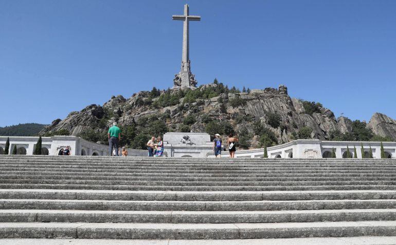 Vista general del monumento del Valle de los Caídos. 