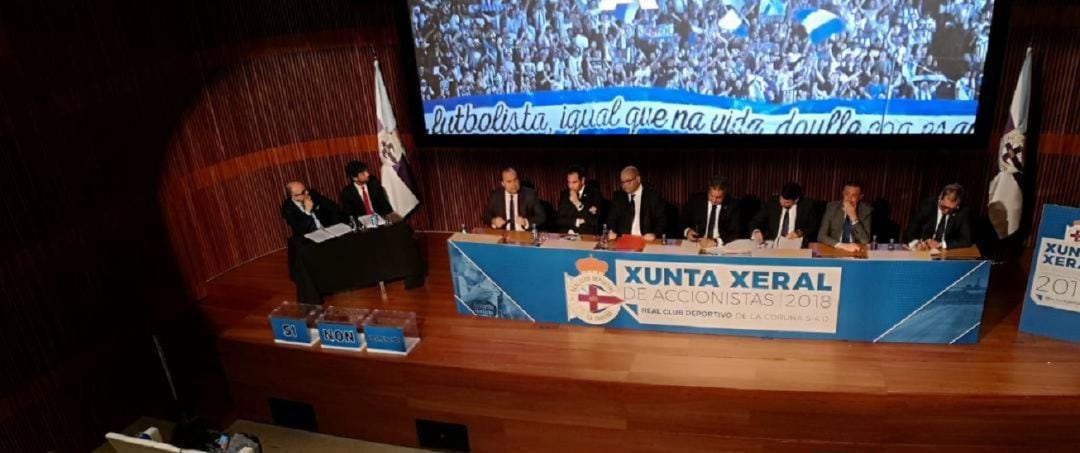 Junta de Accionistas del Deportivo