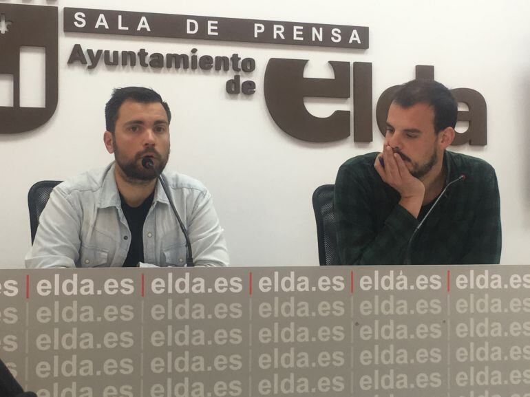 Javier Rivera e Iñaki Pérez, concejales EU Elda