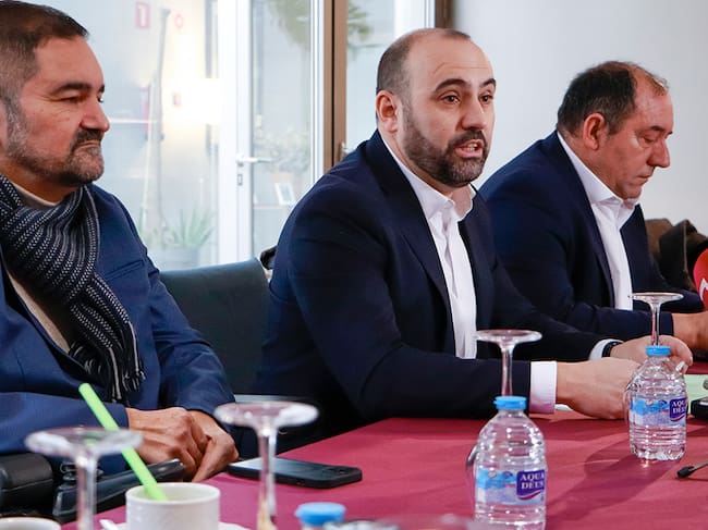 De izquierda a derecha, Sergio Gijón, Jesús Manuel Ruiz y José Antonio García