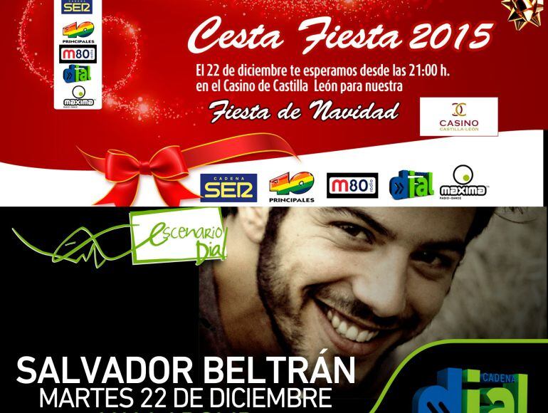 La Cesta-Fiesta de la SER tendrá lugar en el Casino Castilla-León el 22 de diciembre