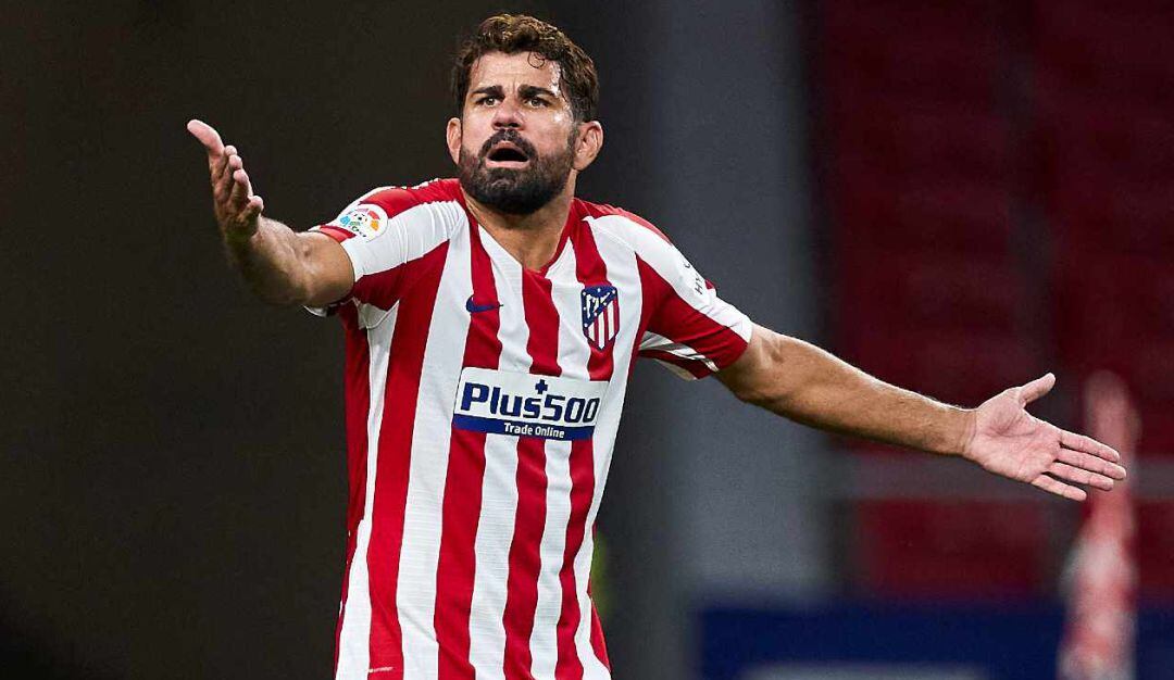 Diego Costa, en uno de sus últimos partidos con el Atlético de Madrid.