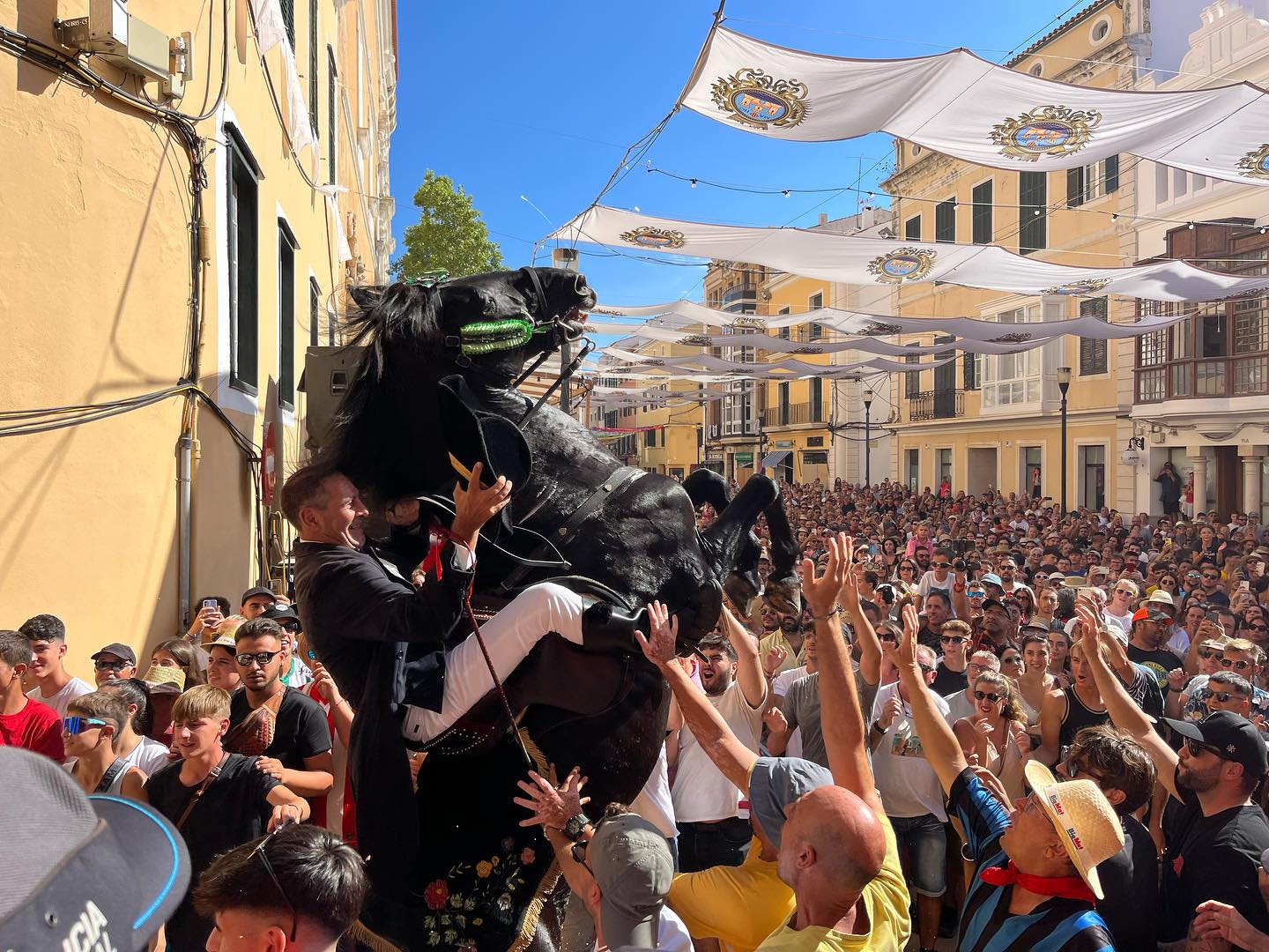 Moment de l'inici de la festa