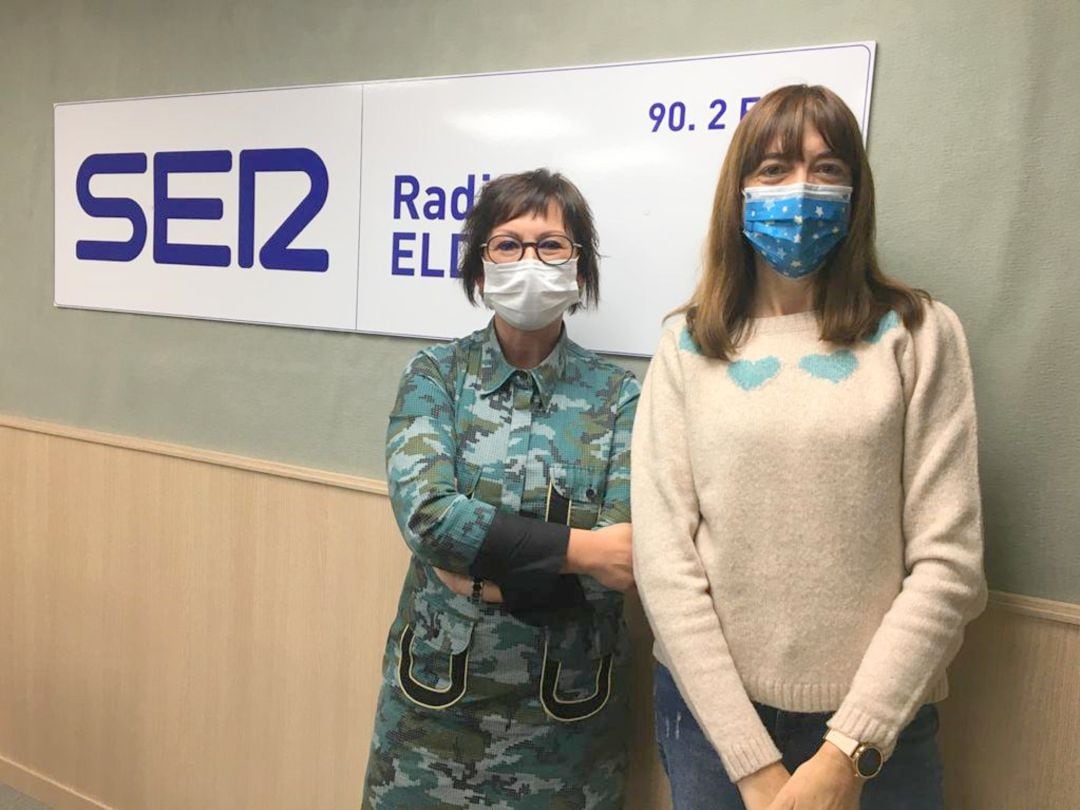 Vicenta Tortosa y Juana Requena, gerente y directora médica Hospital Elda