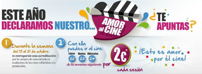 El cartel de la Fiesta del Cine