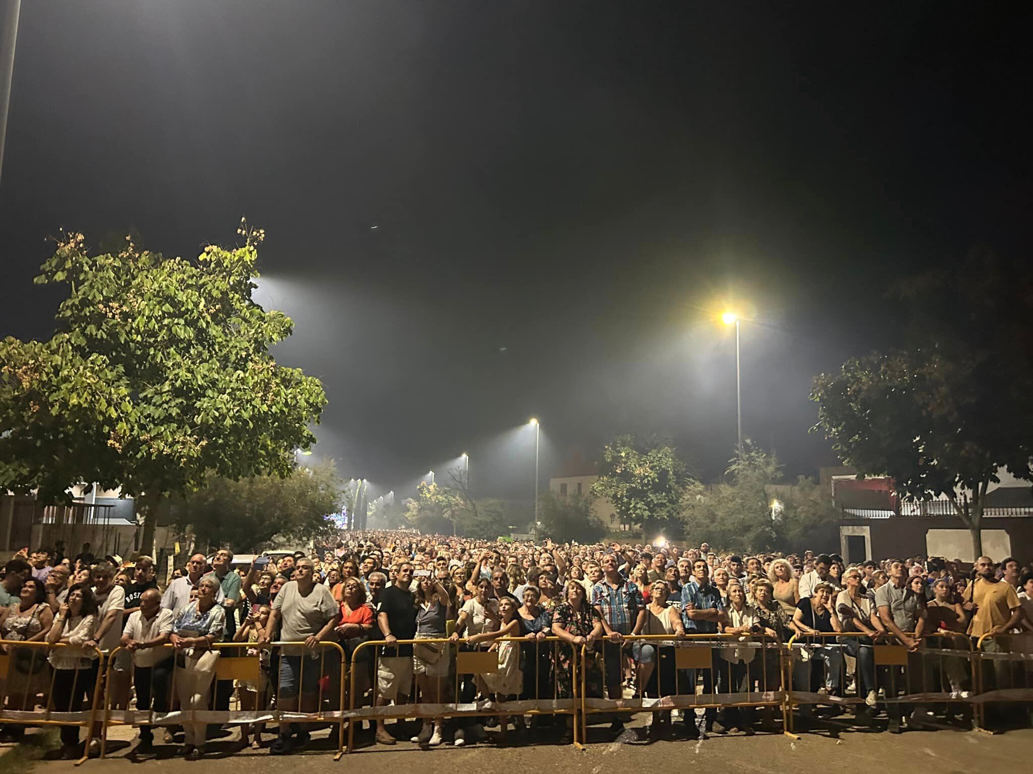 Fuegos artificiales en Andújar