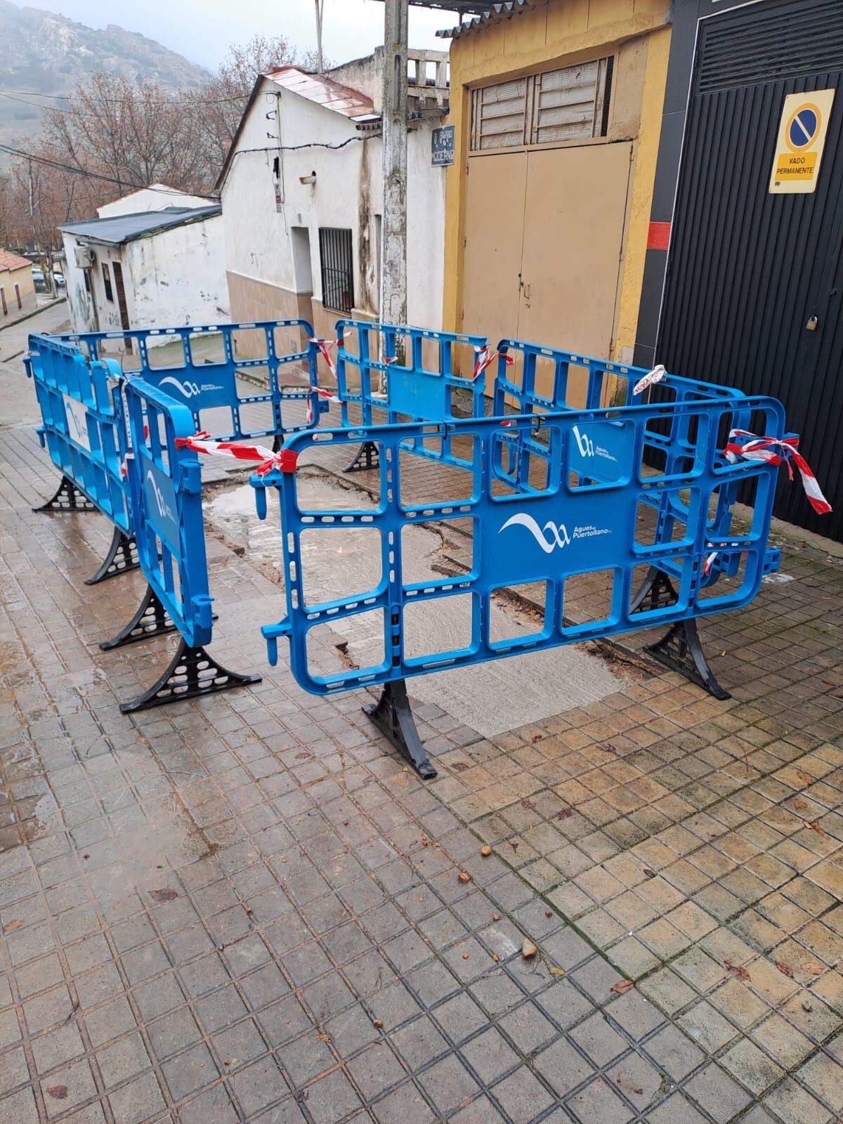 Rotura red agua en Puertollano