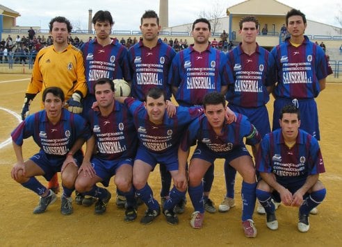 Diego Corbella en su etapa de jugador del CD Iliturgi.