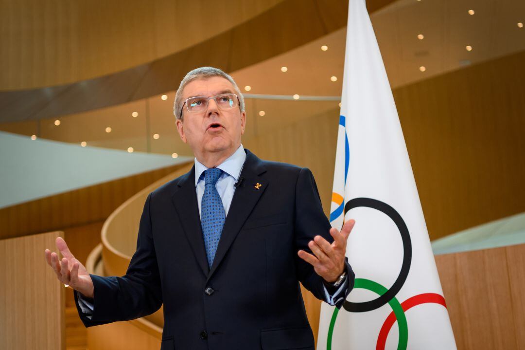 El presidente del COI Thomas Bach.