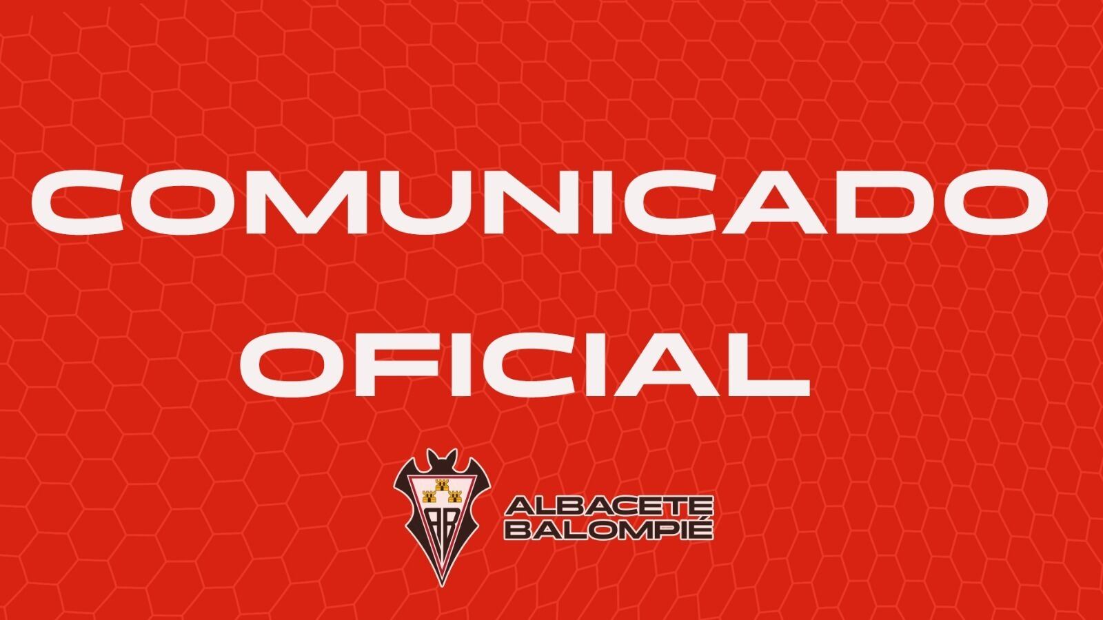 Comunicado del Albacete