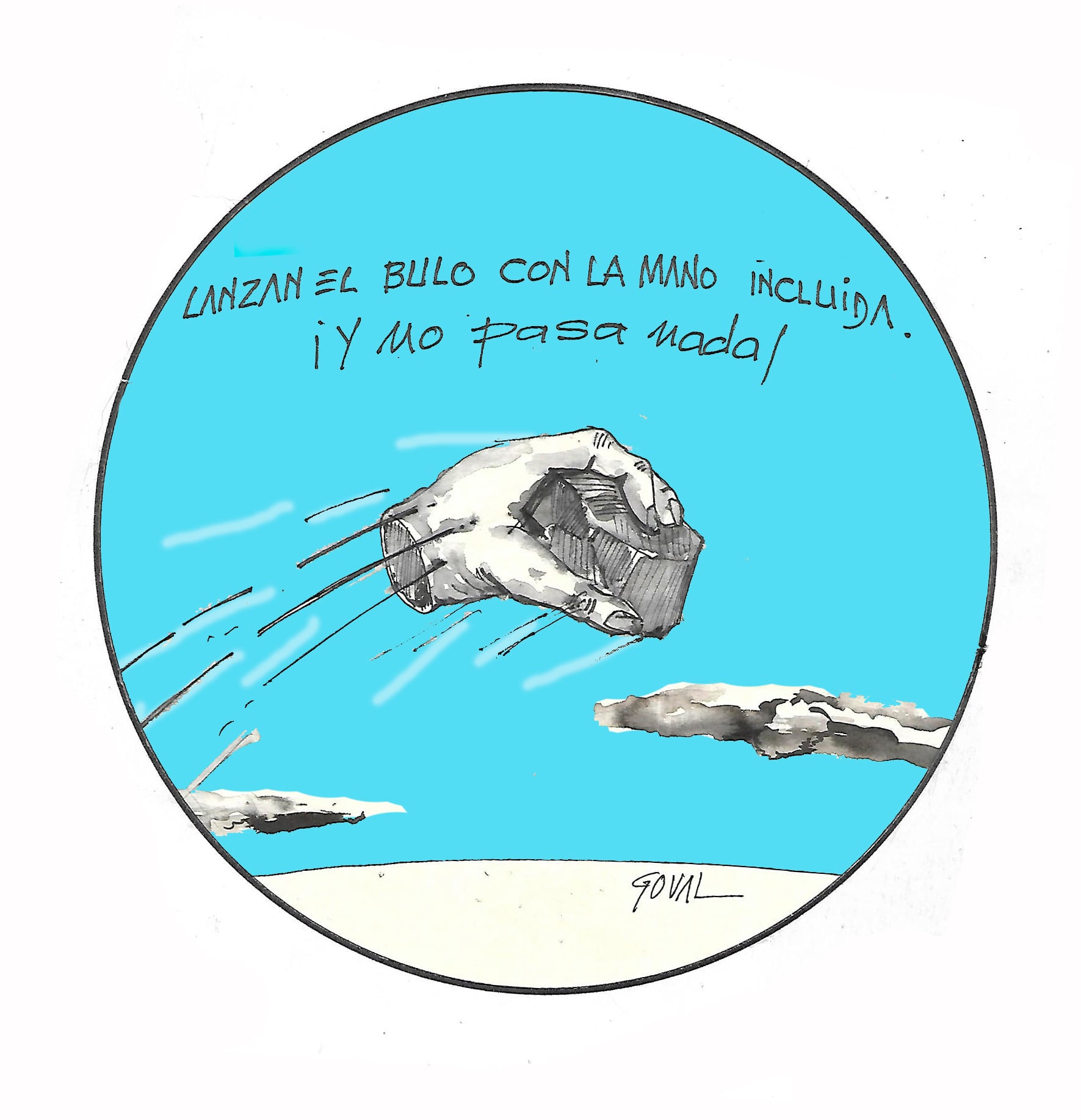 La piedra y la mano. Goval