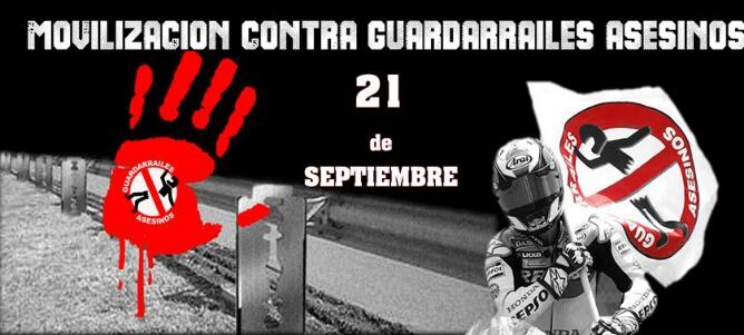 Motoristas aficionados han organizado un acto reivindicativo este domingo en el Antiguo