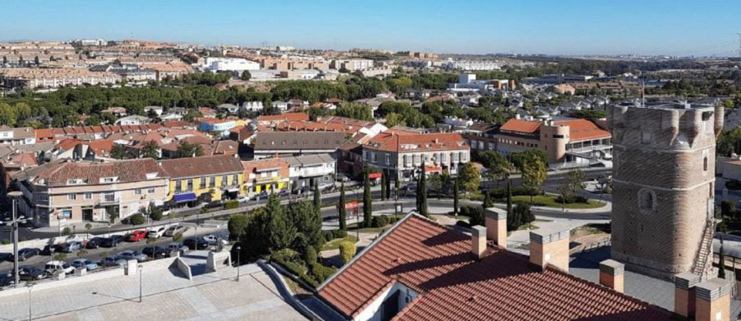 Vista aérea del municipio de Arroyomolinos