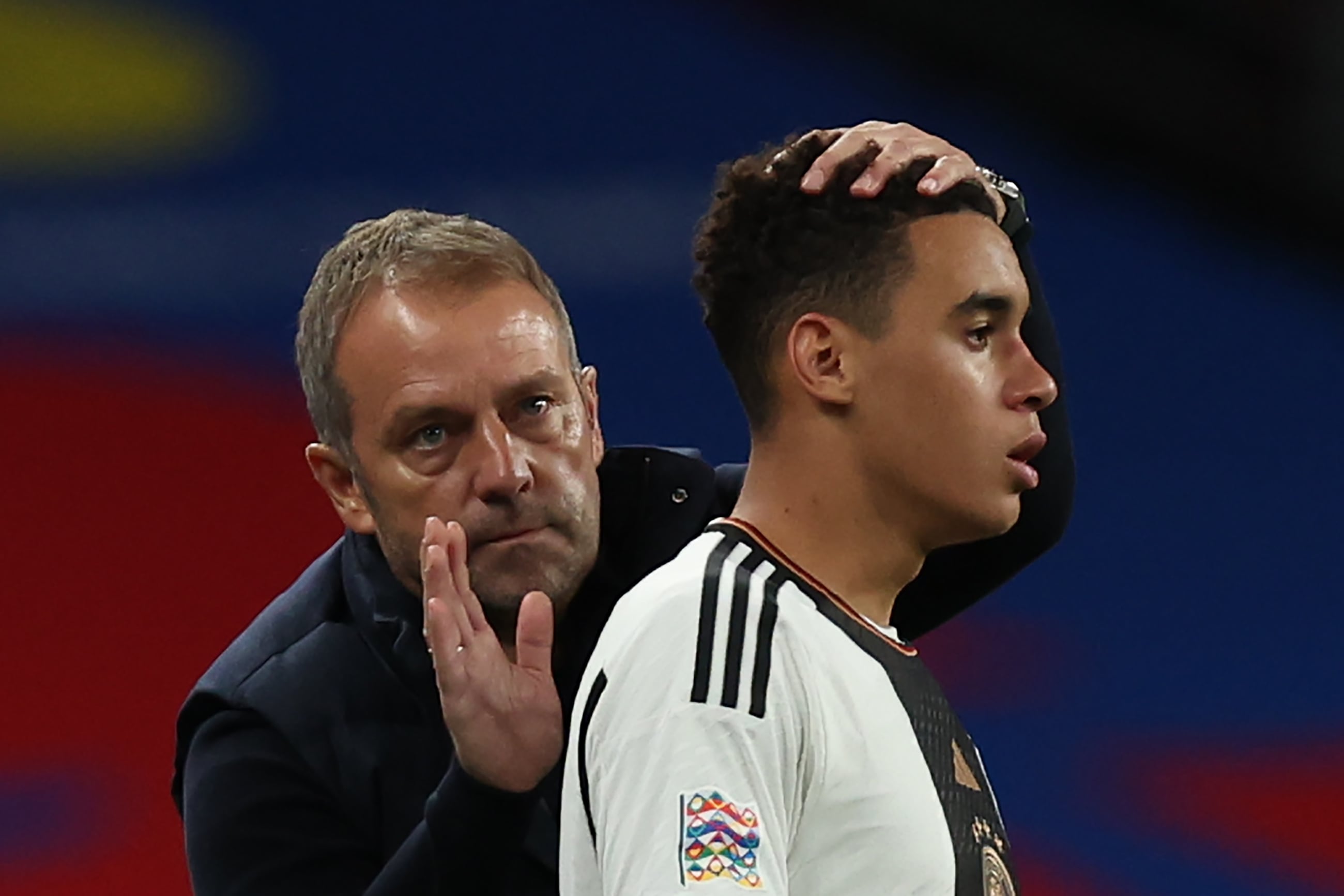 Florian Wirtz y Jamal Musiala, durante un partido de Alemania en la Liga de las Naciones