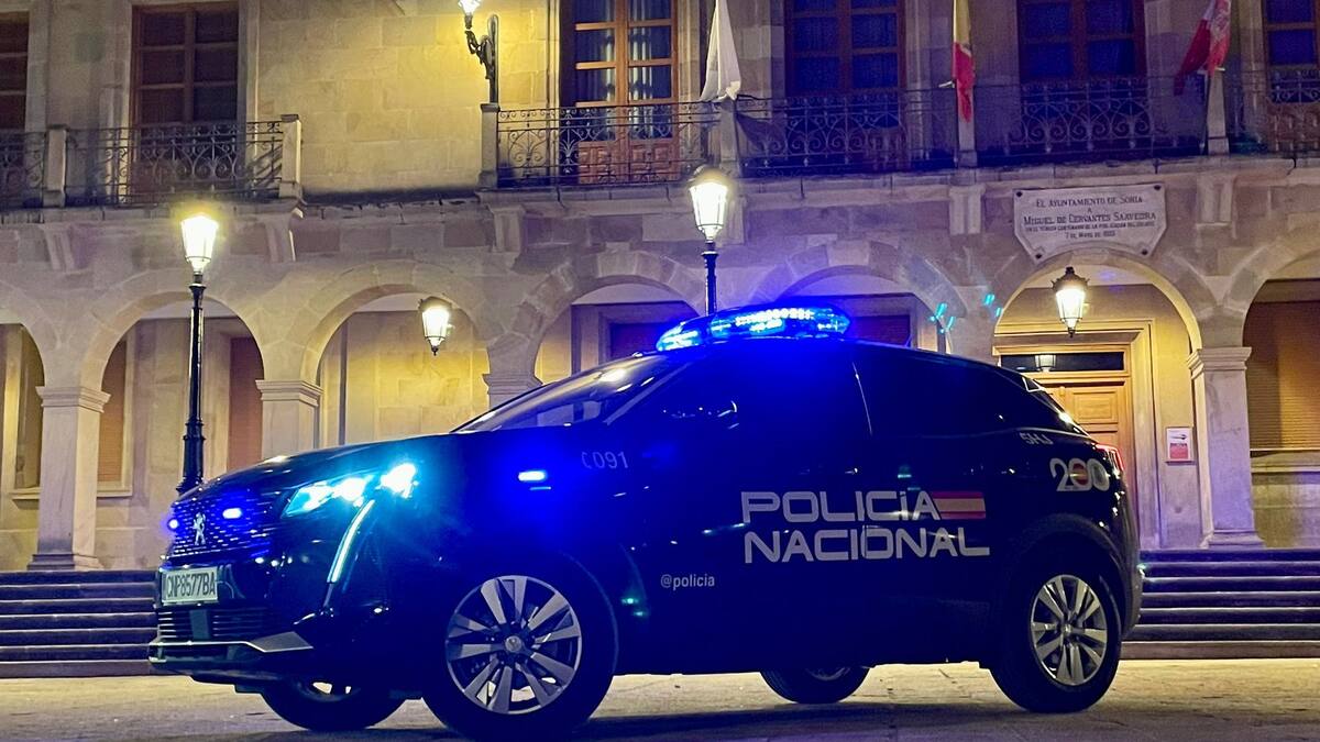 La Policía Nacional detiene a una mujer tras entrar en un domicilio de Soria