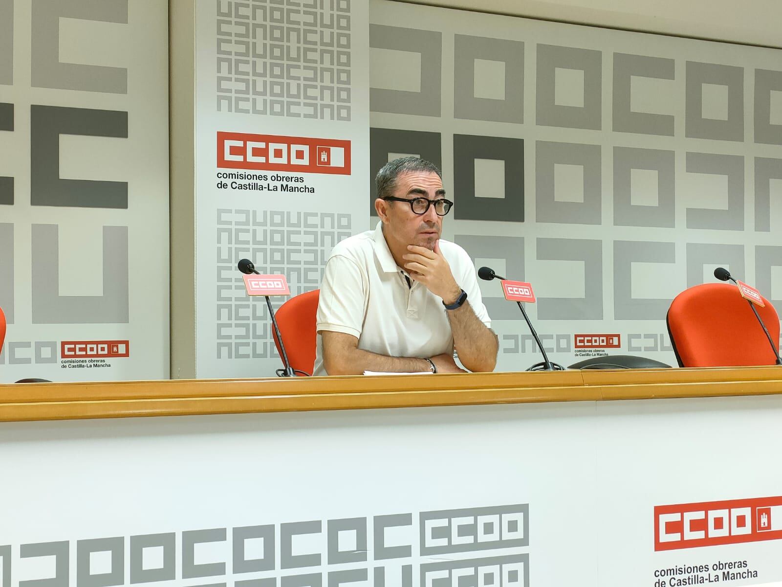 Paco de la Rosa, secretario general de CC.OO. en Castilla-La Mancha