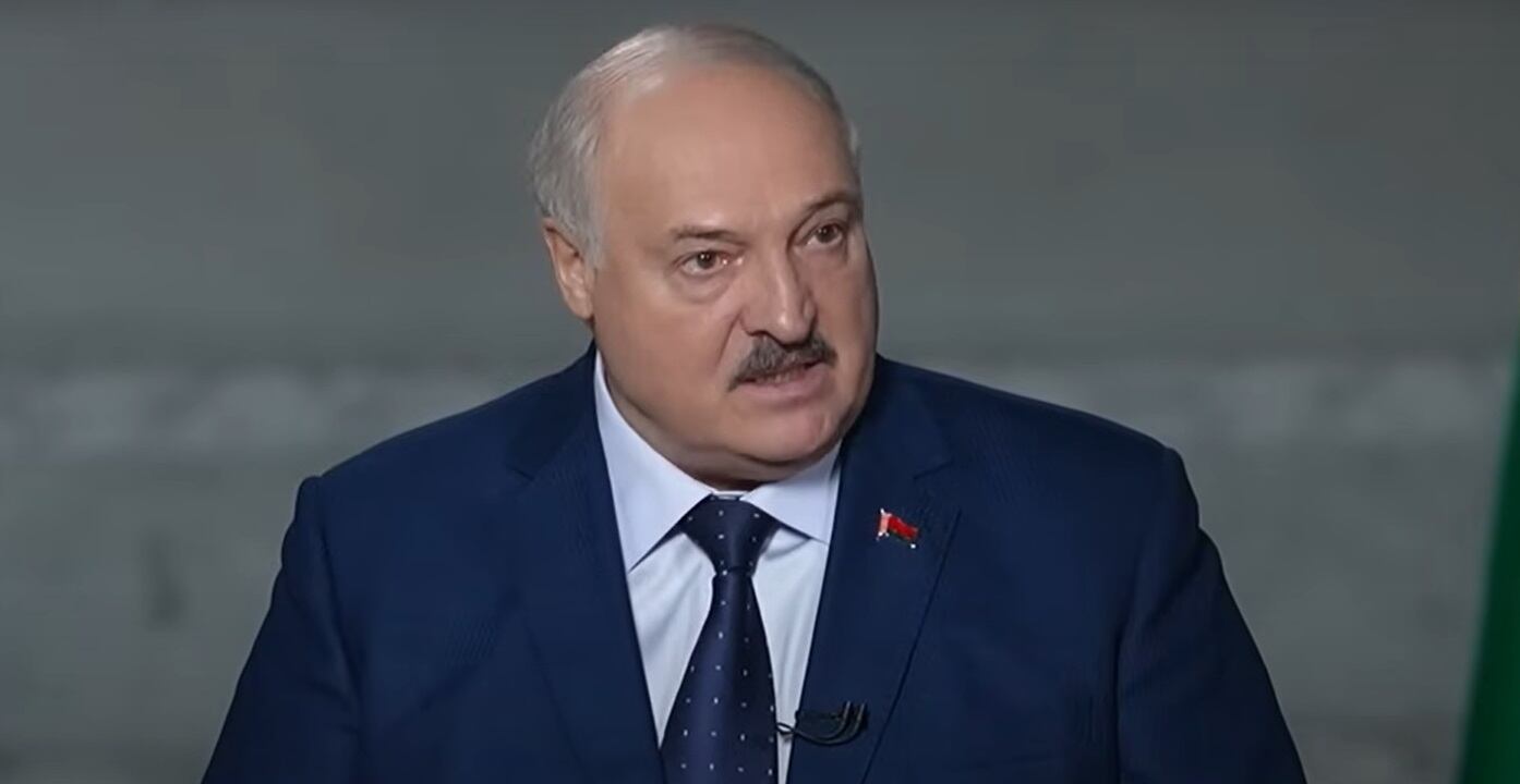 El presidente de Bielorrusia en un momento de la entrevista en la televisión pública rusa Rossiya 1