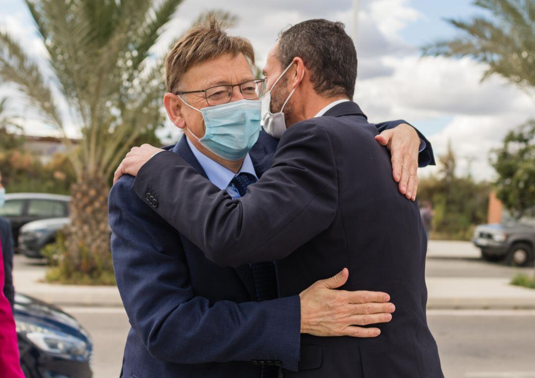 Ximo Puig y el alcalde de Elche