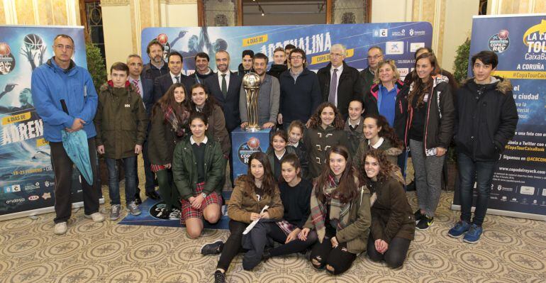 Presentación de la Copa del rey de Baloncesto. Foto de archivo