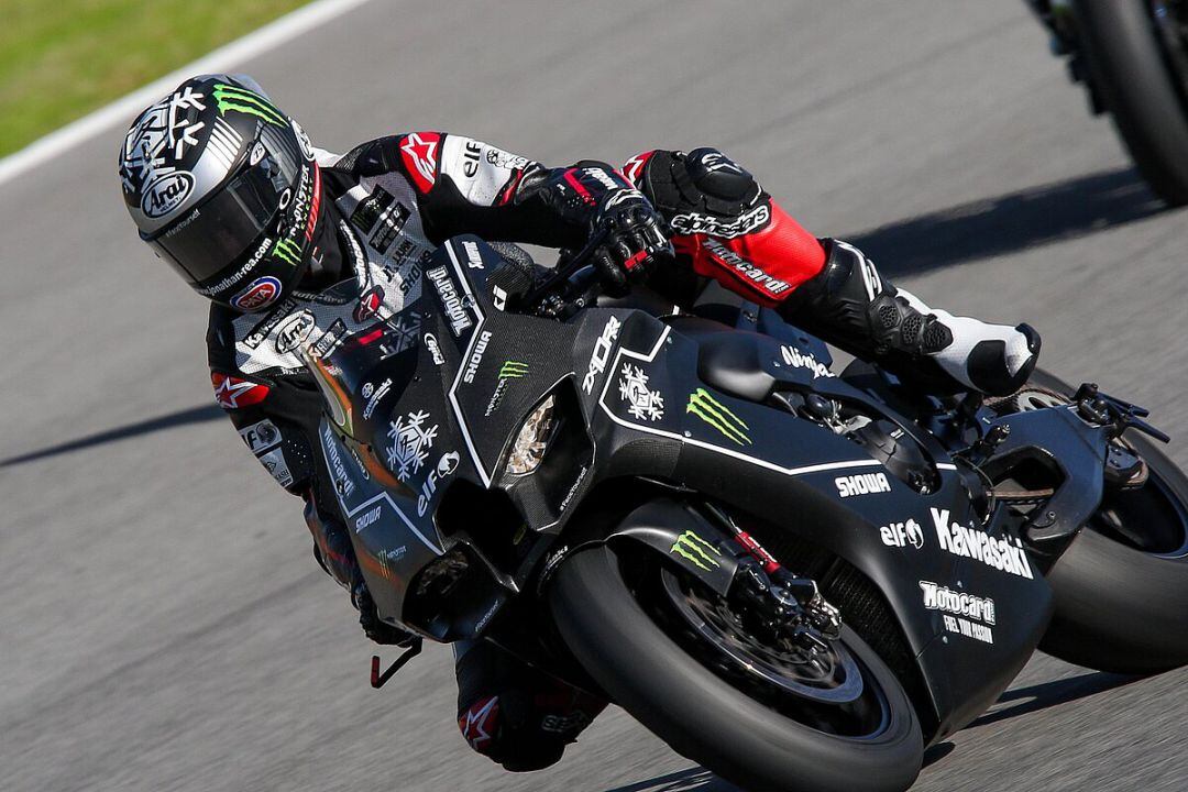 Jonathan Rea rodando en el Circuito de Jerez 