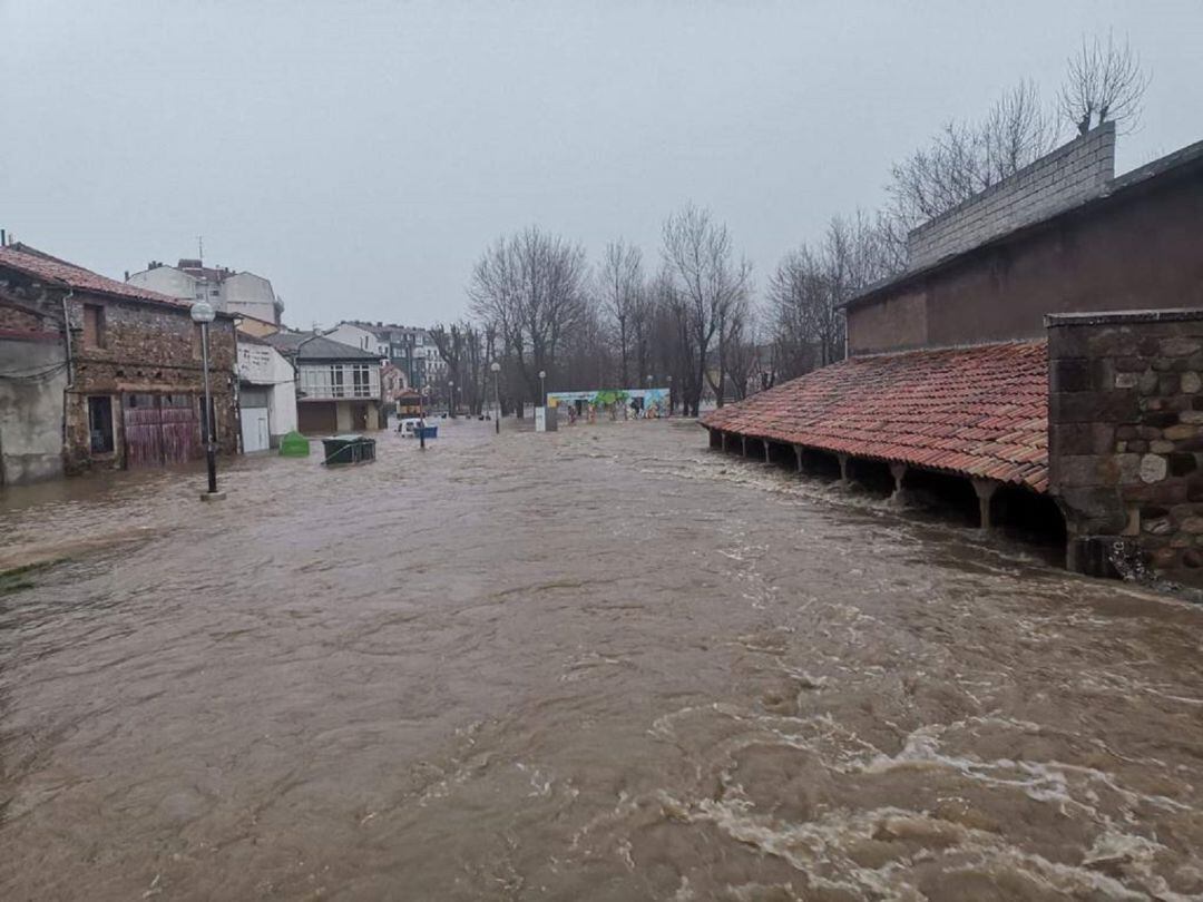 Imagen de las inundaciones de Reinosa 