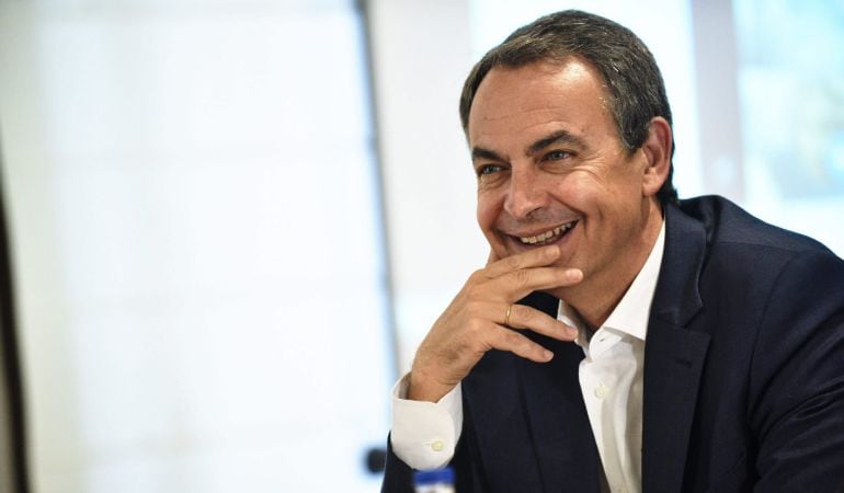 El expresidente del Gobierno José Luis Rodríguez Zapatero durante su participación en la inauguración del seminario &#039;Perspectivas de abolición internacional de la pena de muerte&#039;.