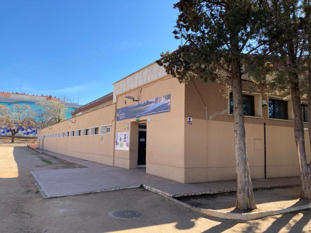 Imagen de archivo del pabellón de la antigua Escuela de Gimnasia de Toledo