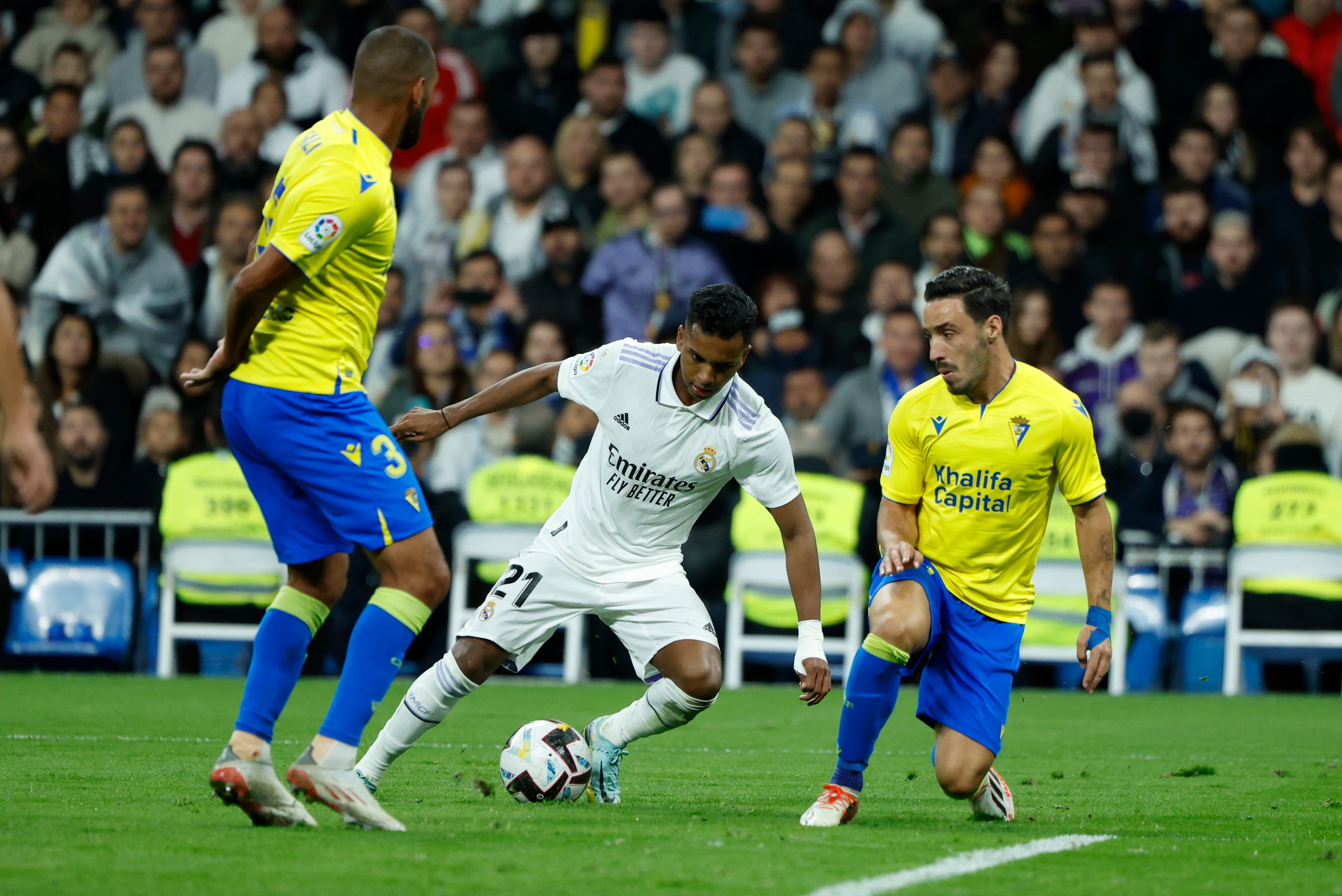 MADRID, 10/11/2022.-Partido del Cádiz CF ante el Real Madrid. EFE / Juanjo Martín.