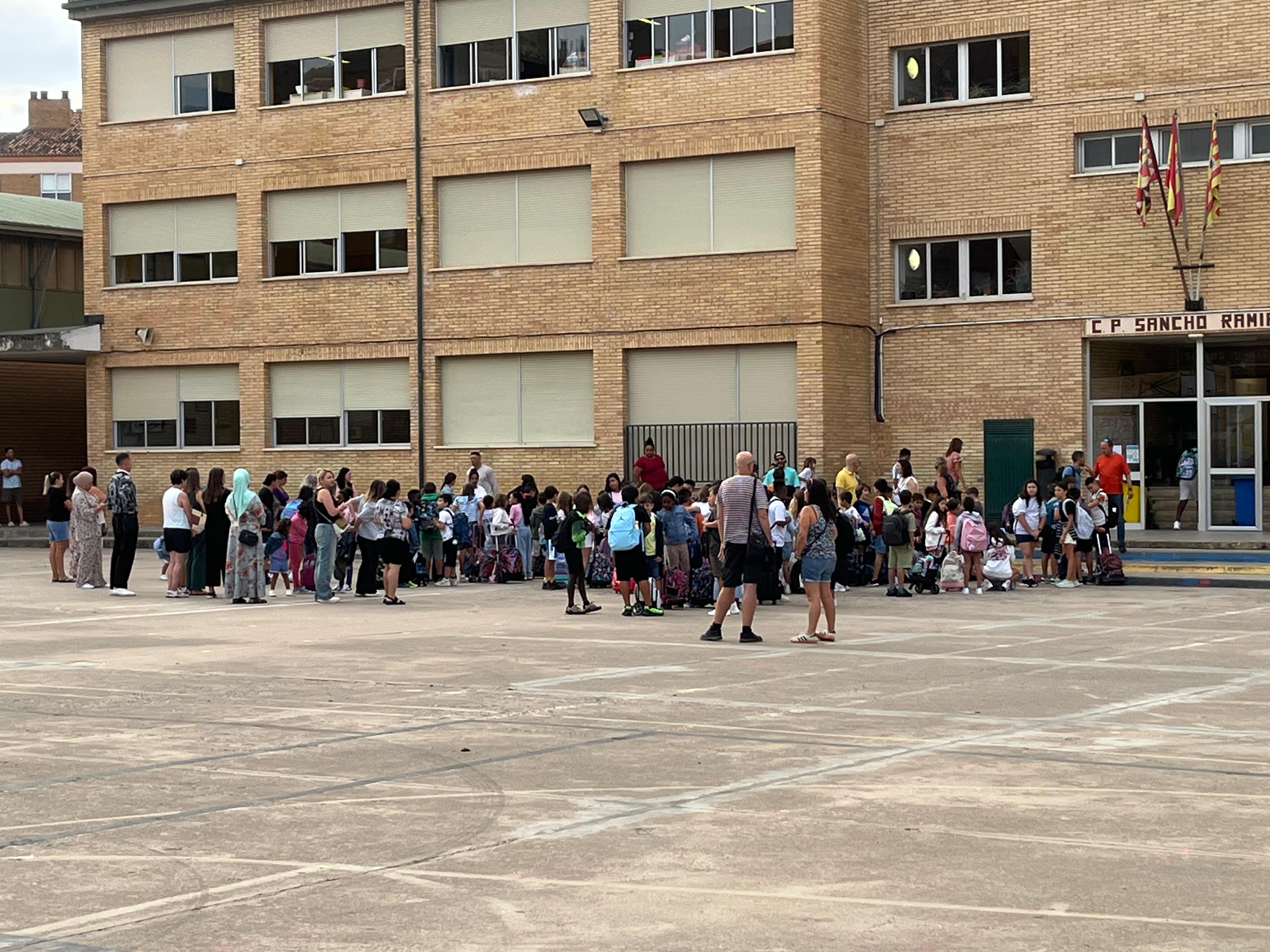 Vuelta al cole en el Colegio Sancho Ramírez de Huesca