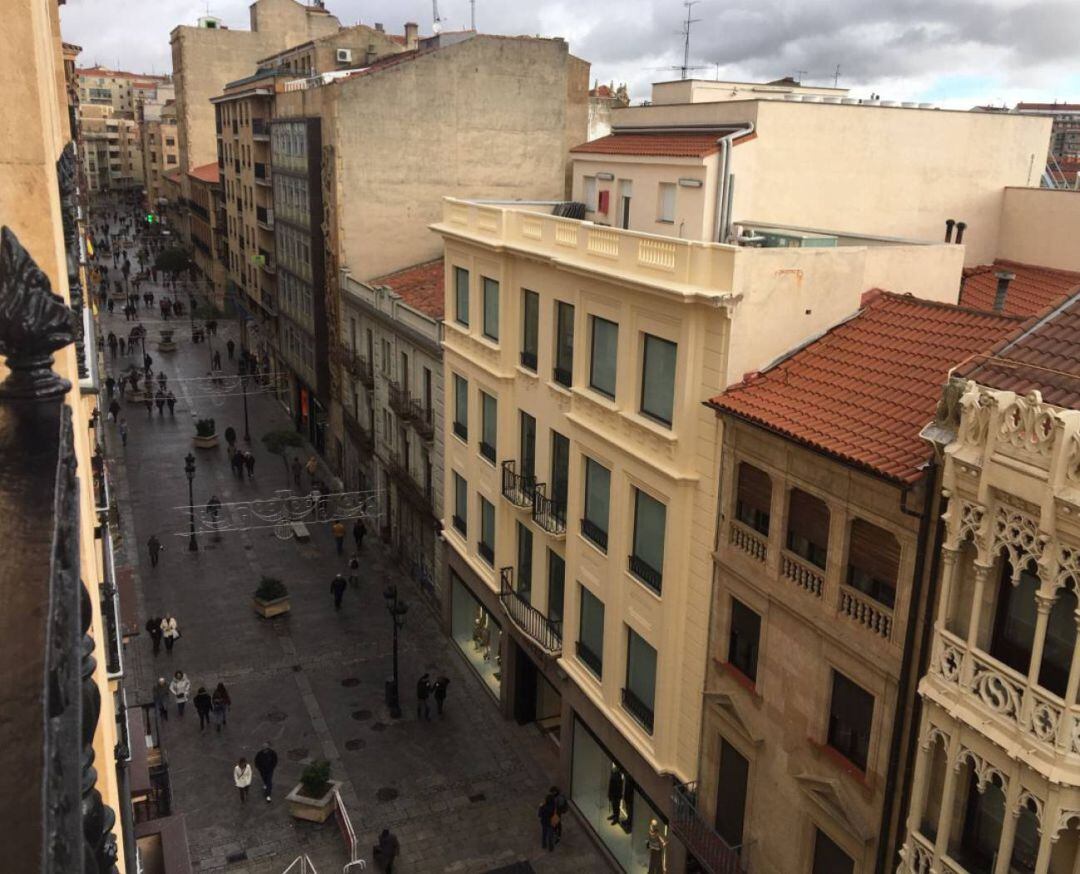 Imagen del centro de la capital salmantina.