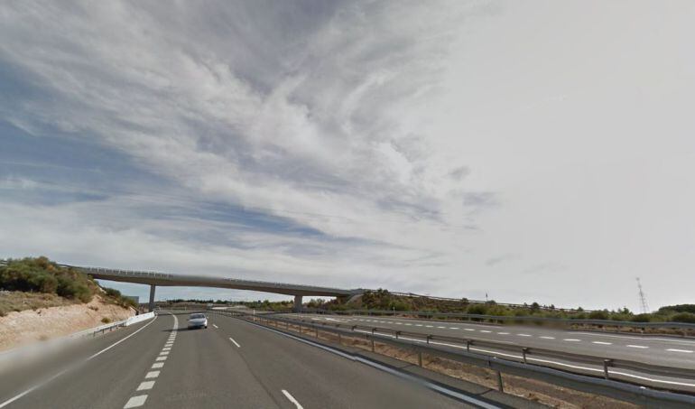 A-31 en el kilómetro 89, donde se produjo el accidente