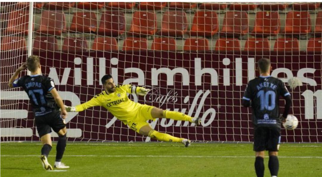 Imagen de la derrota contra el Almería