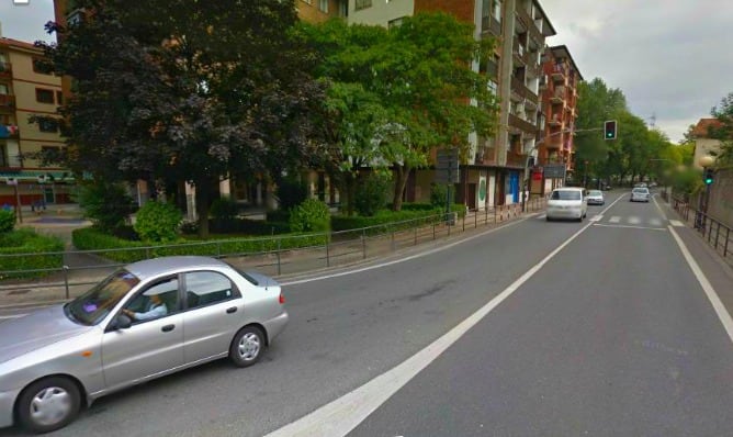 La Avenida Elías Salaberria de Lezo que conecta con Gaintxurizketa es una de las afectadas por la medida
