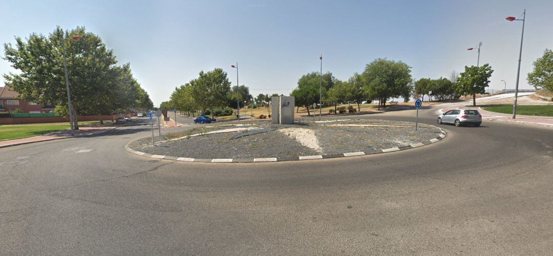 El accidente en el que el ladrón perdió su oreja se produjo en una rotonda de la avenida de ronda