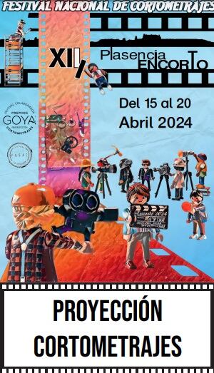 Cartel del Festival Plasencia en Corto 2024