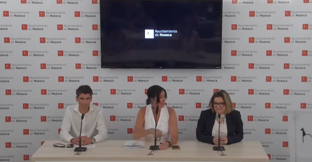 Guillermo Gómez, Lorena Orduna y Sonia Latre